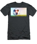 Football Soccer Ball with Flag of Switzerland on Grass Michal Bednarek T-Shirt