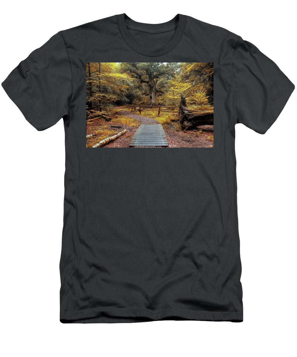 Footpath in Nature Reserve Germany Jurgen Busse T-Shirt