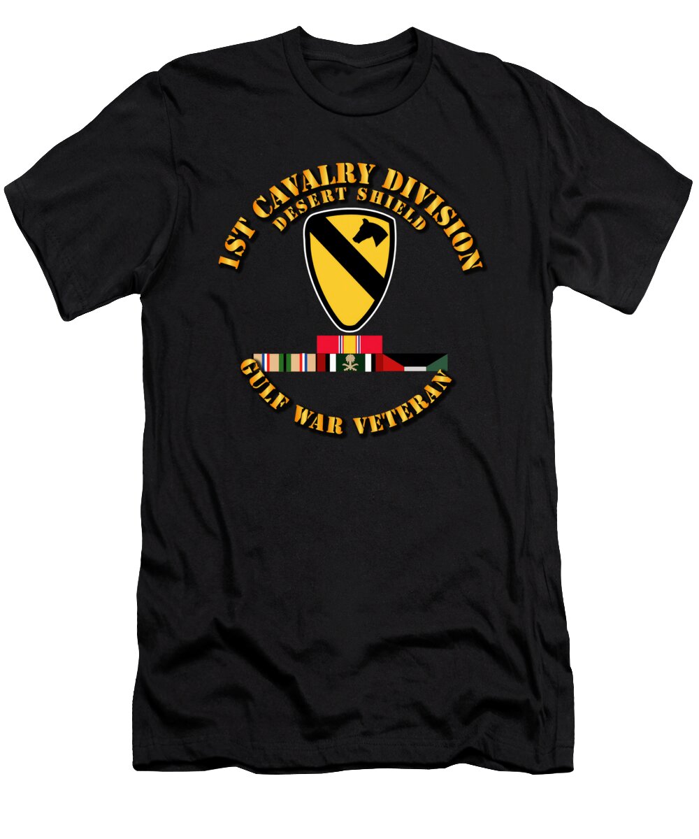 For Everyone 1st Cavalry Division Desert Shield W Svc Greeting Card Bonnie Kim T-Shirt
