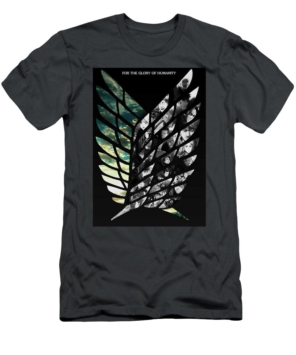 For the Glory of Humanity Aot Kira Bell T-Shirt
