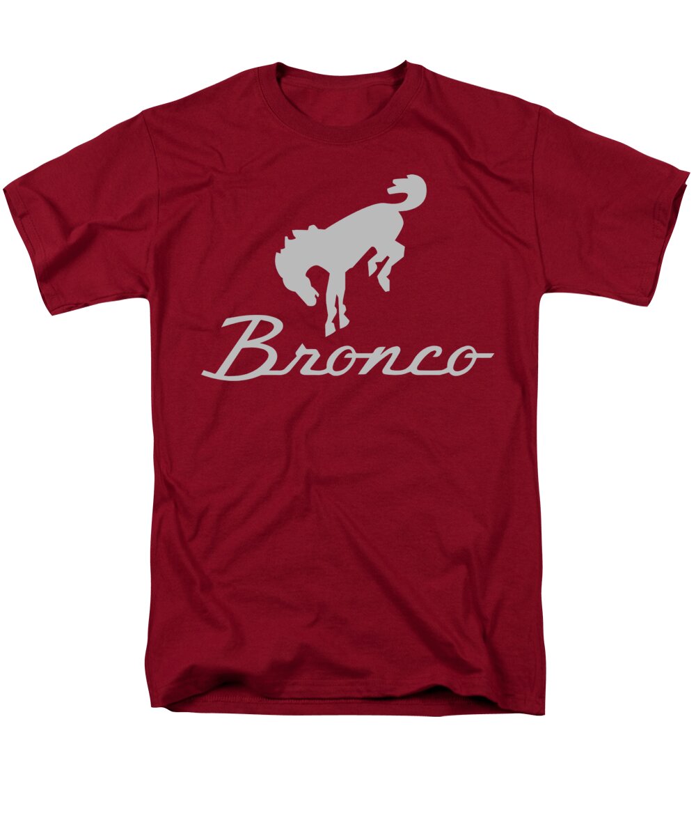 Ford Bronco Chrome Bronco Logo Brand a T-Shirt