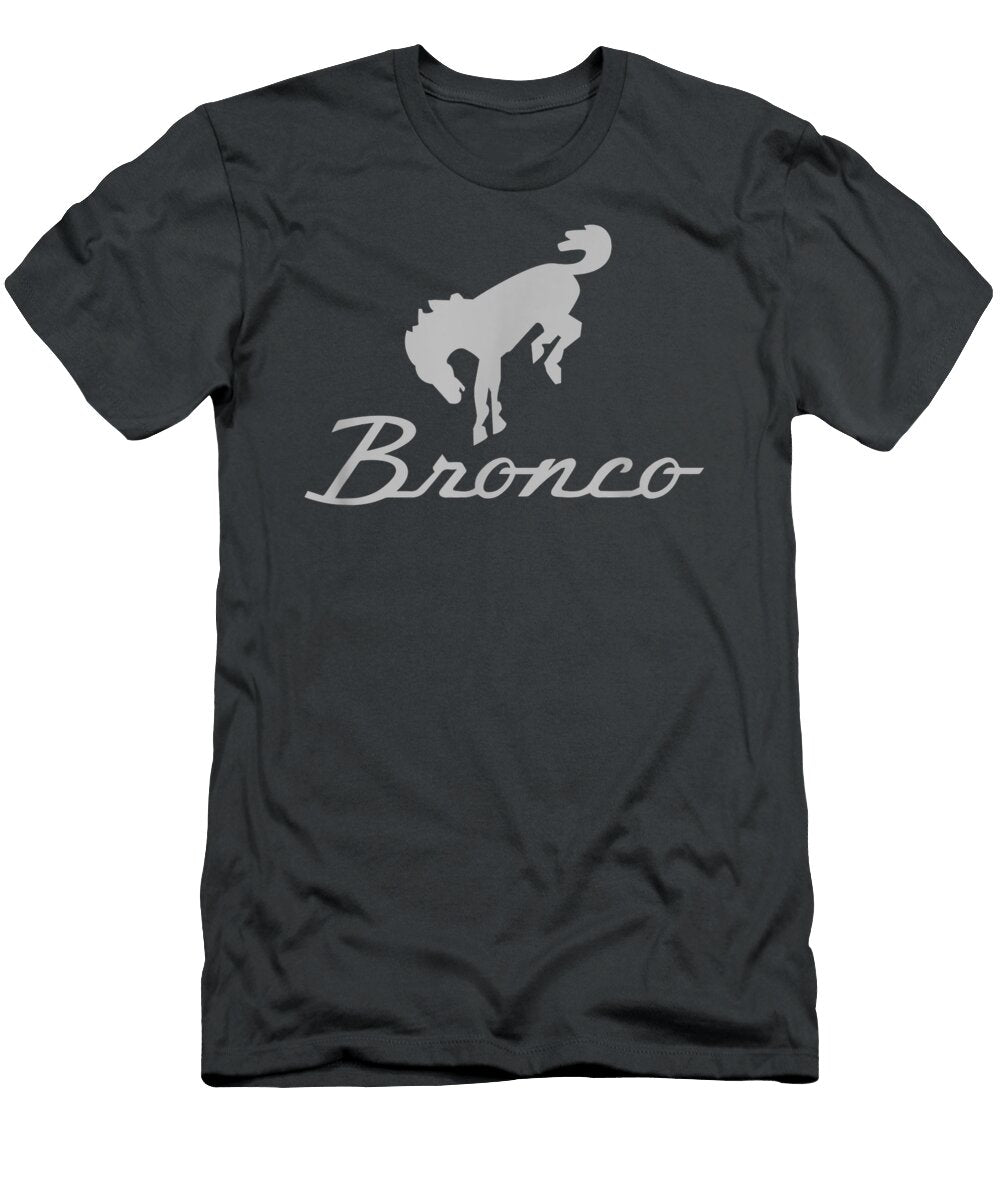 Ford Bronco Gray Logo Lucian Nurys T-Shirt