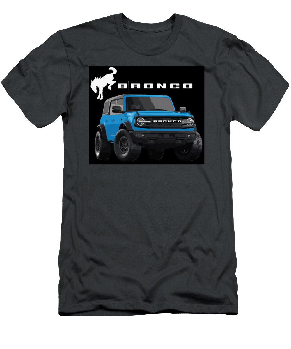 Ford Bronco Wildtrak Velocity Blue Ricardo E Julian T-Shirt
