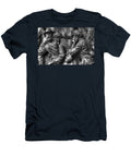 Forward Men on My Lead State of Delaware Monument Detail I Gettysburg Autumn Mid Day Michael Mazaika T-Shirt