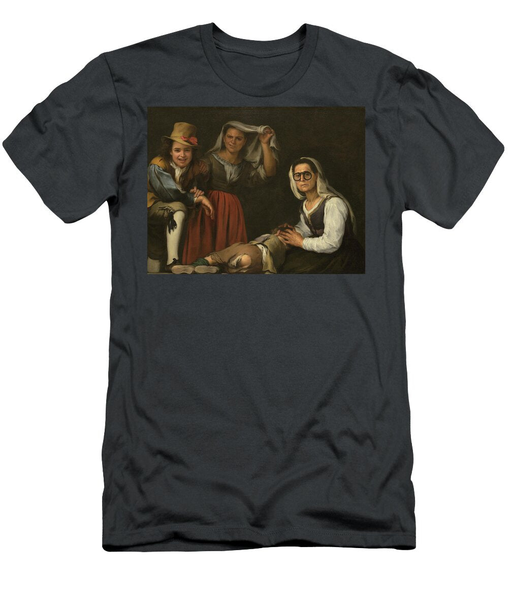Four Figures on a Step 1660 Bartolome Esteban Murillo T-Shirt