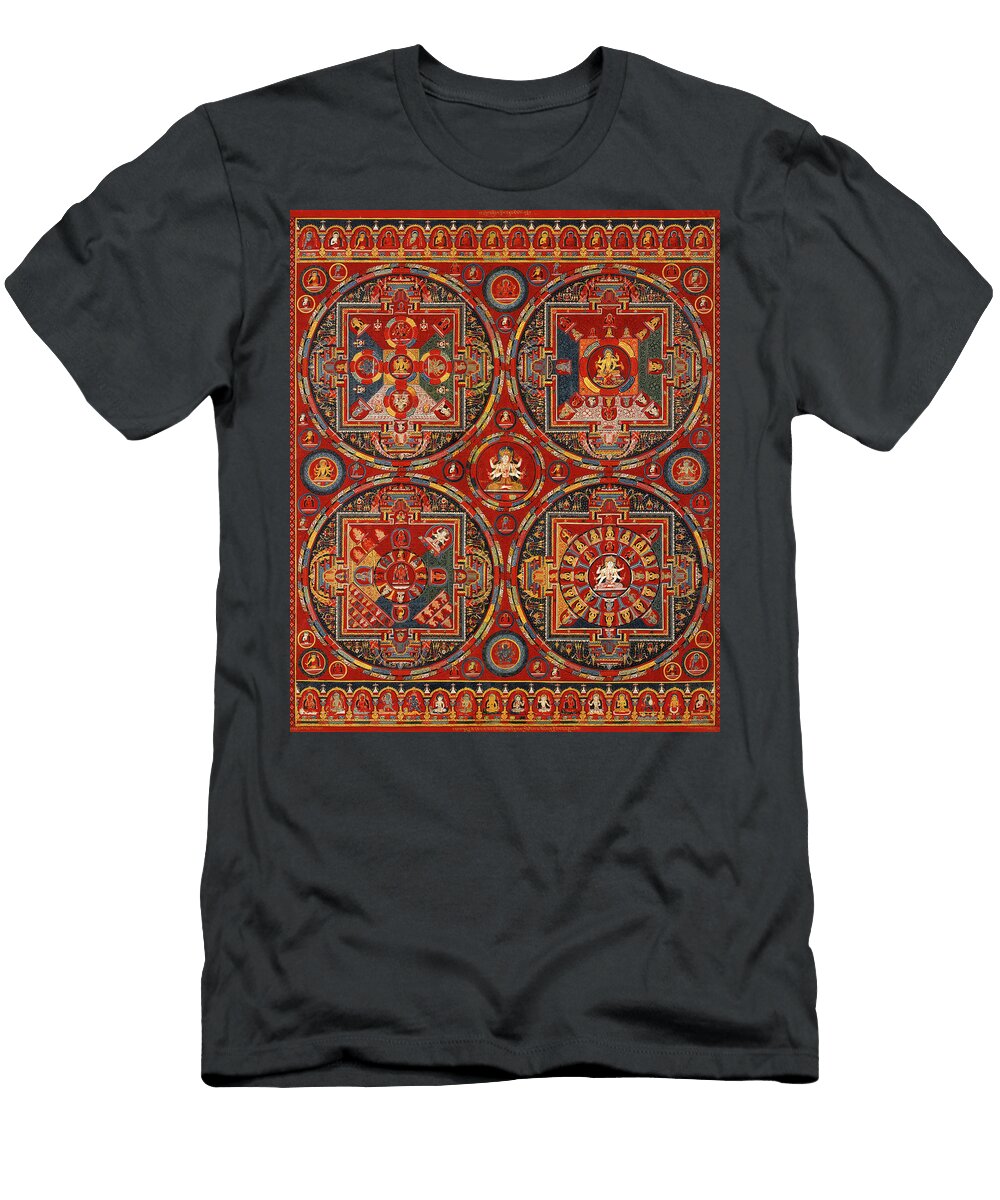 Four Mandalas of the Vajravali Series Tibetan Buddhism T-Shirt