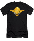France Airborne Commando Parachute Group Wo Txt Tom Adkins T-Shirt