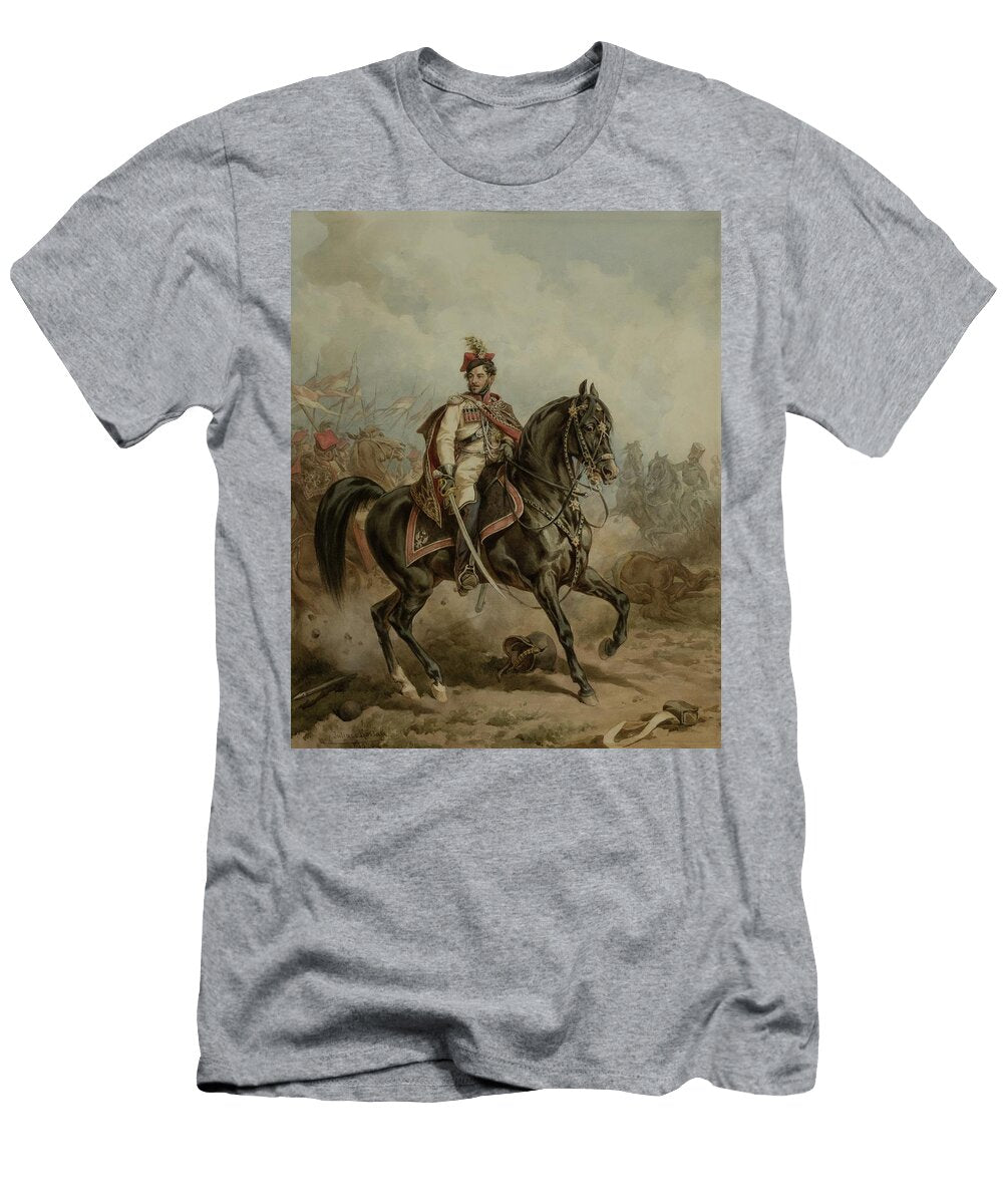 Franciszek Wodzicki At the Head of the Krakusi Cavalry Juliusz Kossak T-Shirt