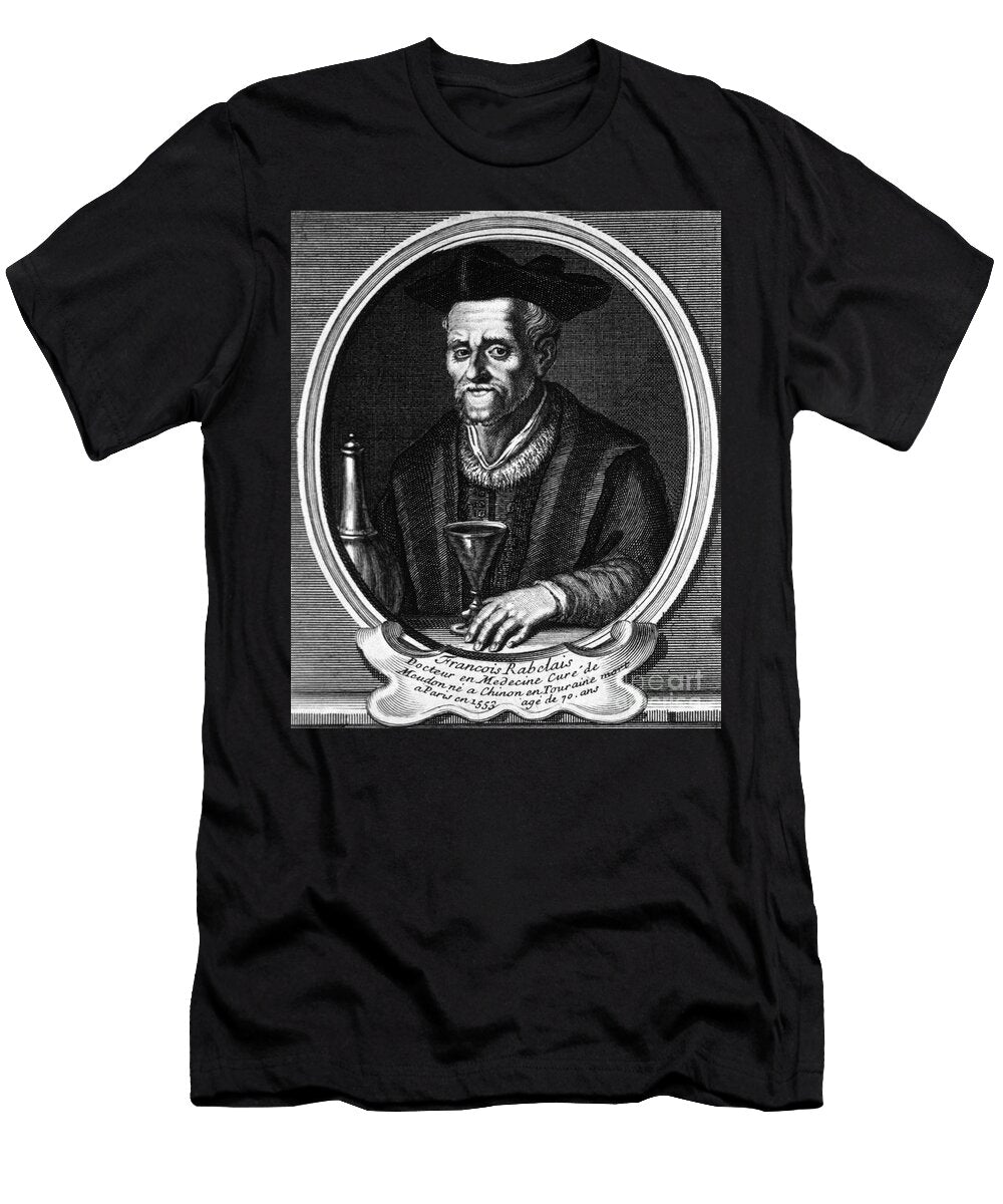 Francois Rabelais French Renaissance Photo Researchers T-Shirt