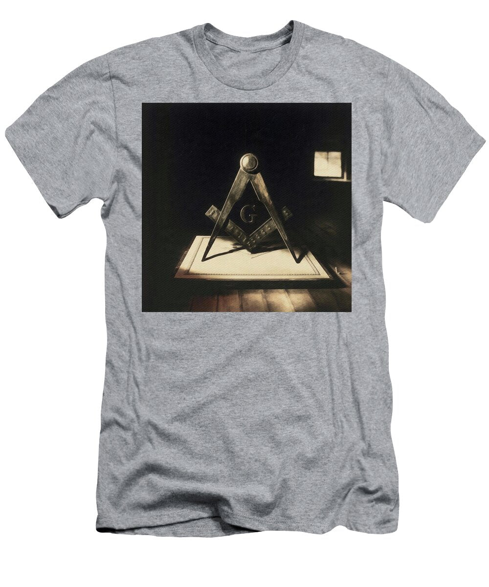 Freemason Symbol in Nostalgic Setting Pierre Blanchard T-Shirt