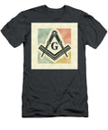Freemason Symbol with Compass and Square Pierre Blanchard T-Shirt