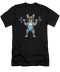 French Bulldog Weightlifting Frenchie Deadlift Yah Lishr T-Shirt