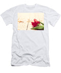 Fresh Red Tulip Flower on Wood Michal Bednarek T-Shirt