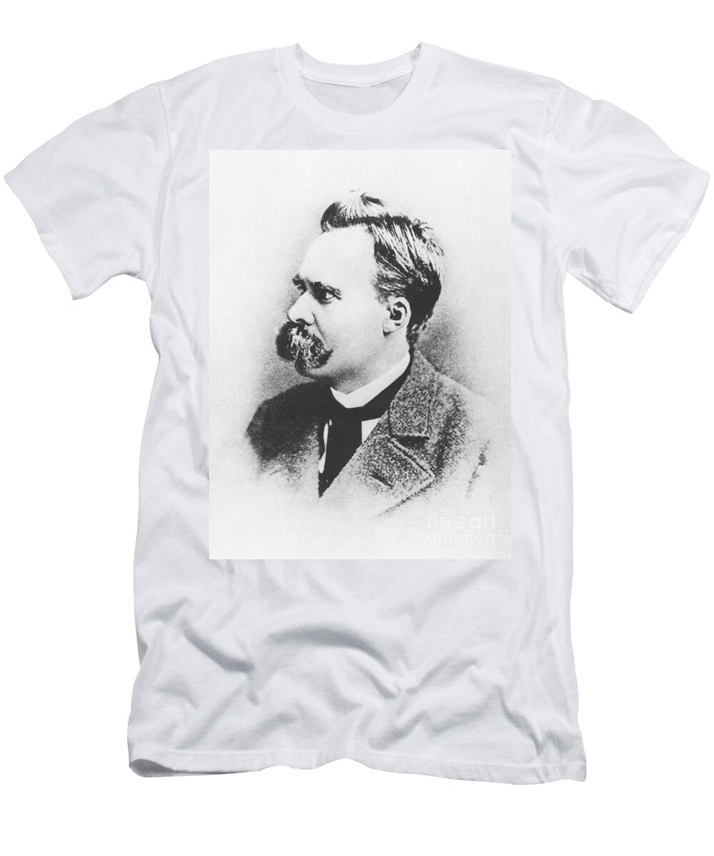 Friedrich Wilhelm Nietzsche in 1883 Illustration From Nietzsche By Daniel Halevy German Photographer T-Shirt