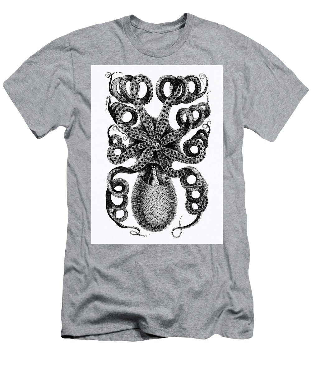 Front Viewed of Eight Armed Cuttle Fish From Zoological Lectures Delivered At the Royal Institution Les Classics T-Shirt