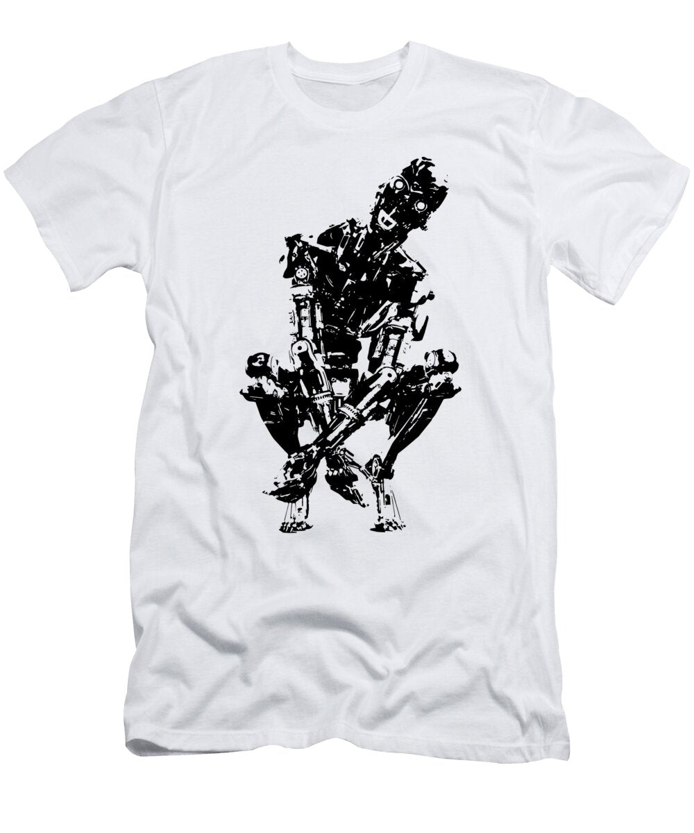 Full Metal Insane Artificial Intillect Robot Cyborg Squats Iakov Zaiats T-Shirt