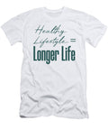 Fun Fitness Addict Gifts Healthy Lifestyle Longer Life Kanig Designs T-Shirt