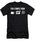 Funny Accountant Job Bookkeeping Degree Simple Man Lukas Davis T-Shirt