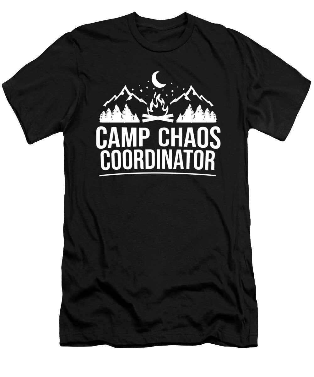 Funny Camp Chaos Coordinator Camping Campfire Beer Teequeen2603 T-Shirt