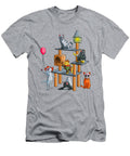 Funny Cat Horror Movies Cute Halloween for Cat Kitty Lovers Tomy Dharla T-Shirt