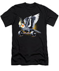 Funny Cockatiel Parrot Deadlift Weightlifting Fitness Gym Lover Job T-Shirt