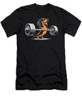 Funny Dog Dachshund Weightlifting Gym Studi Alex T-Shirt