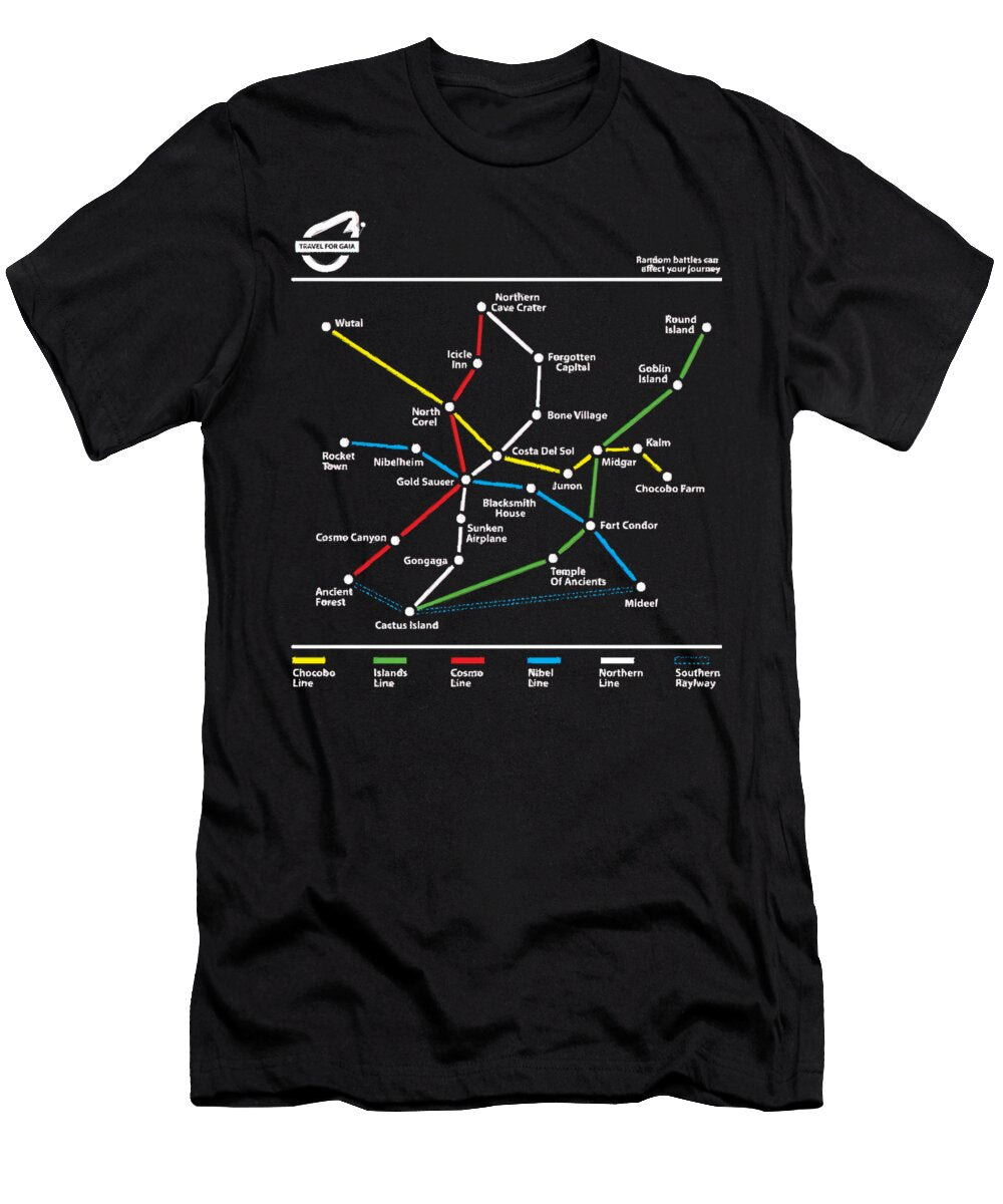 Funny Gifts Final Video Fantasy Games Gift Music Fans Anime Chipi T-Shirt