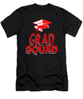 Funny Graduation Squad Cap and Diploma Typography Sartoris Art T-Shirt