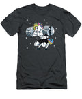 Funny Gym Unicorn Weightlifting Fitness Lauren Launtum T-Shirt