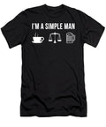 Funny Paralegal Job Lawyer Law Degree Simple Man Lukas Davis T-Shirt