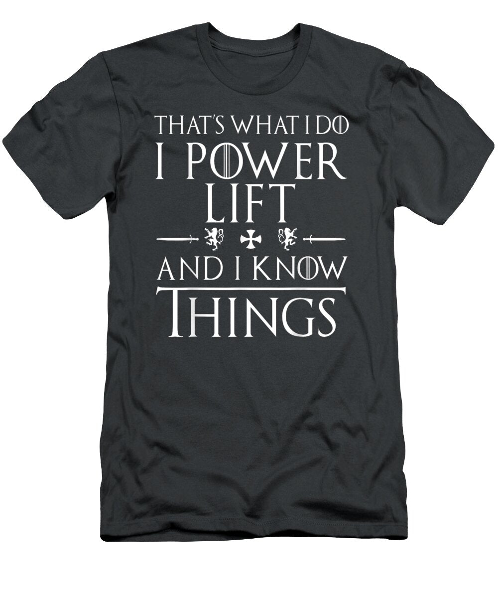 Funny Powerlifting S Gifts Love to Power Lift Rubena Ellam T-Shirt