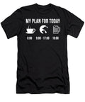 Funny Vet Job Vetenarian School Degree My Plan for Today Lukas Davis T-Shirt