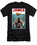 Funny Weimaraner and Fried Chicken Parody Jowls Dog Lover Job T-Shirt