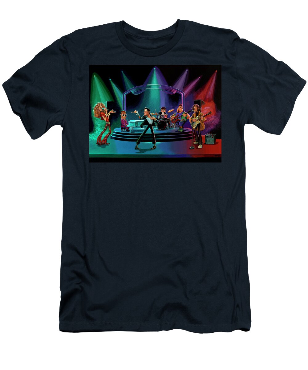 Gabriel Soares Music Legends in Concert Painting Paul Meijering T-Shirt