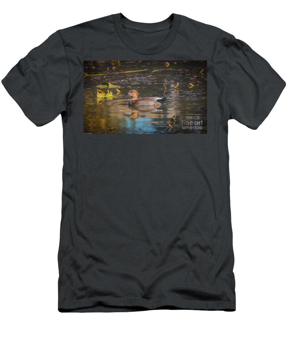 Gadwall Drake 2 Mitch Shindelbower T-Shirt