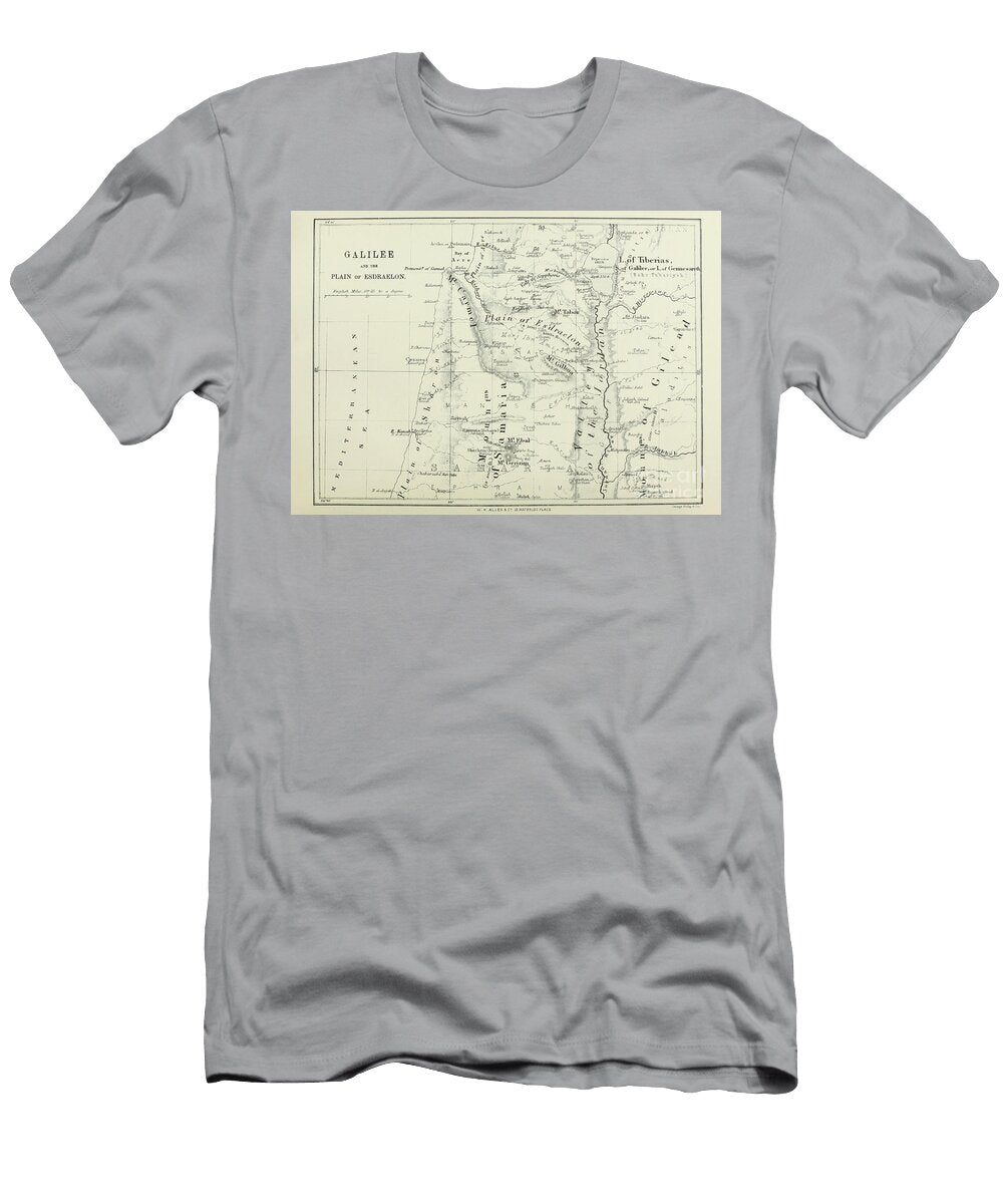 Galilee and the Plain of Esdraelon A1 Historic Illustrations T-Shirt