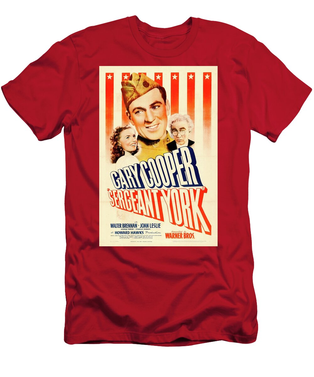 Gary Cooper in Sergeant York Poster Esoterica Art Agency T-Shirt
