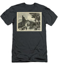 Gate At Dudley Priory E1 Historic Illustrations T-Shirt
