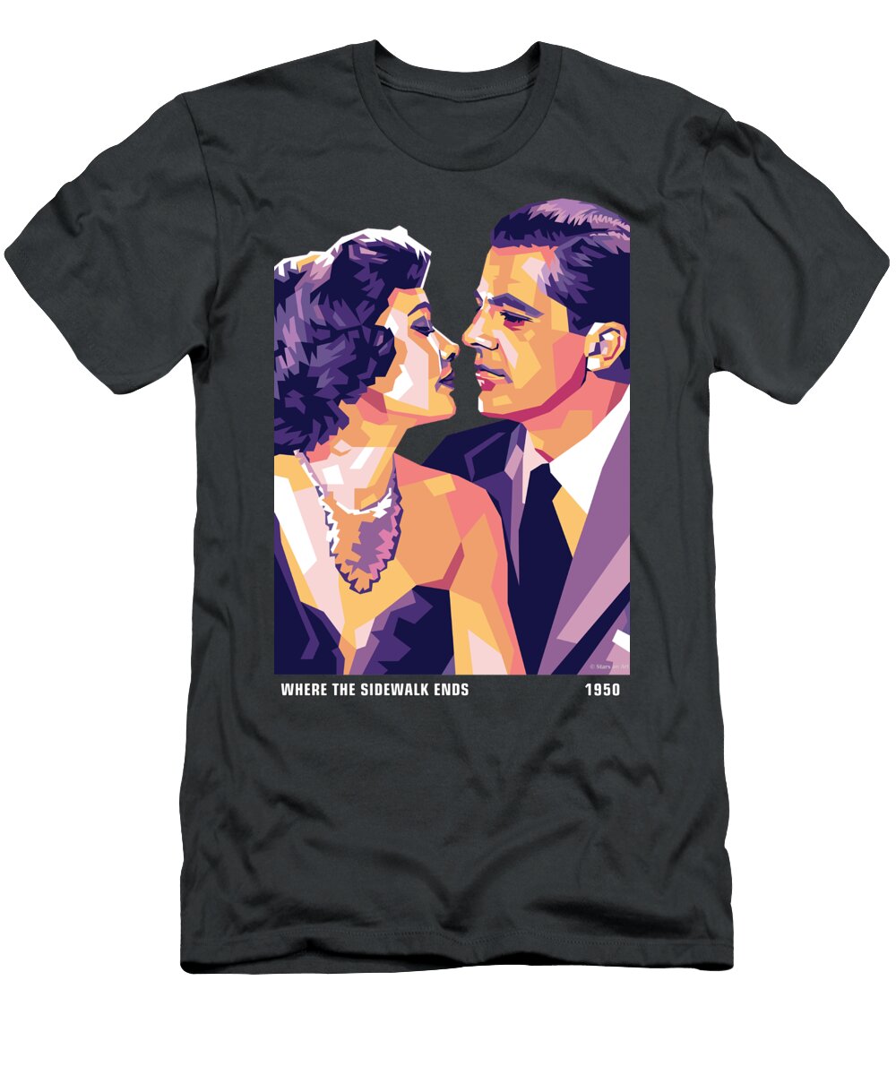 Gene Tierney and Dana Andrews Stars on Art T-Shirt