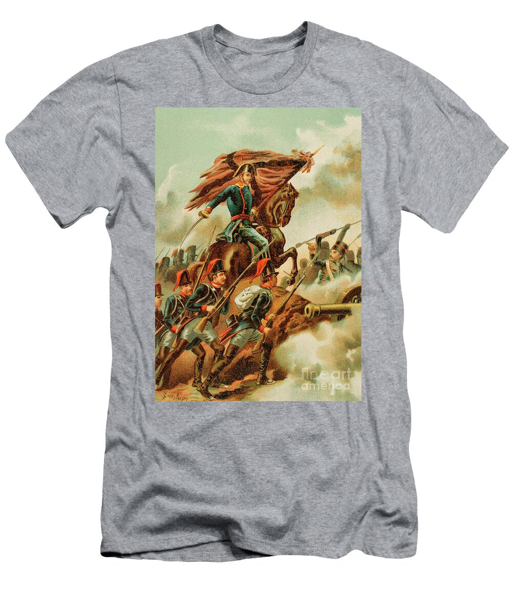 General Lacy in the Battle of Ocaa 1890 Chromo Juan Serra Y Pausas T-Shirt