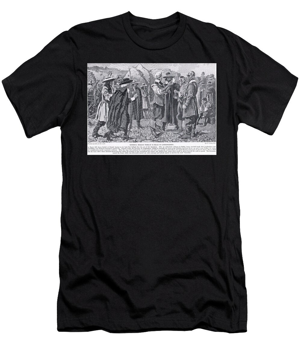 General Rosens Threat Is Read in Londonderry C1910 Frank Gillett T-Shirt