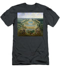General View of the Chateau and the Pavilions At Marly 1722 Oil on Canvas Pierre Denis Martin T-Shirt