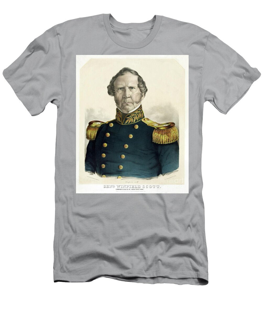 General Winfield Scott Commander in Chief of the United Staes Army 1847 American School T-Shirt