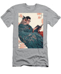 Gentle Man Reading a Book with an Owl Rhys Jacobson T-Shirt