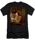 Gentleman Reading At a Table By Candlelight Jan Maurits Quinckhardt T-Shirt