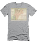 Geological Map of Argentine A1 Historic Illustrations T-Shirt