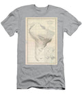 Geological Map of South America A1 Historic Illustrations T-Shirt