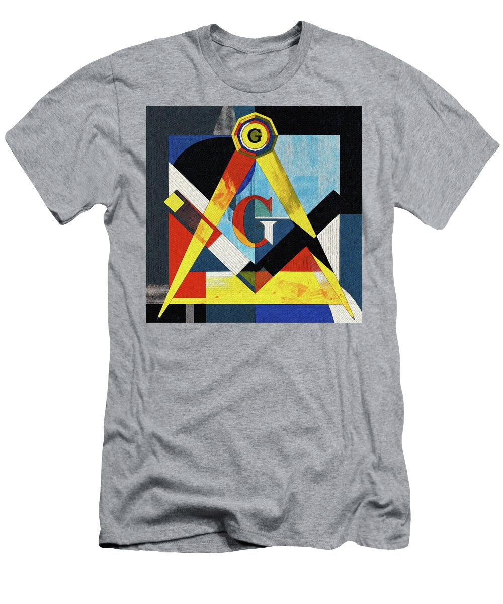 Geometric Masonic Symbol Composition Pierre Blanchard T-Shirt