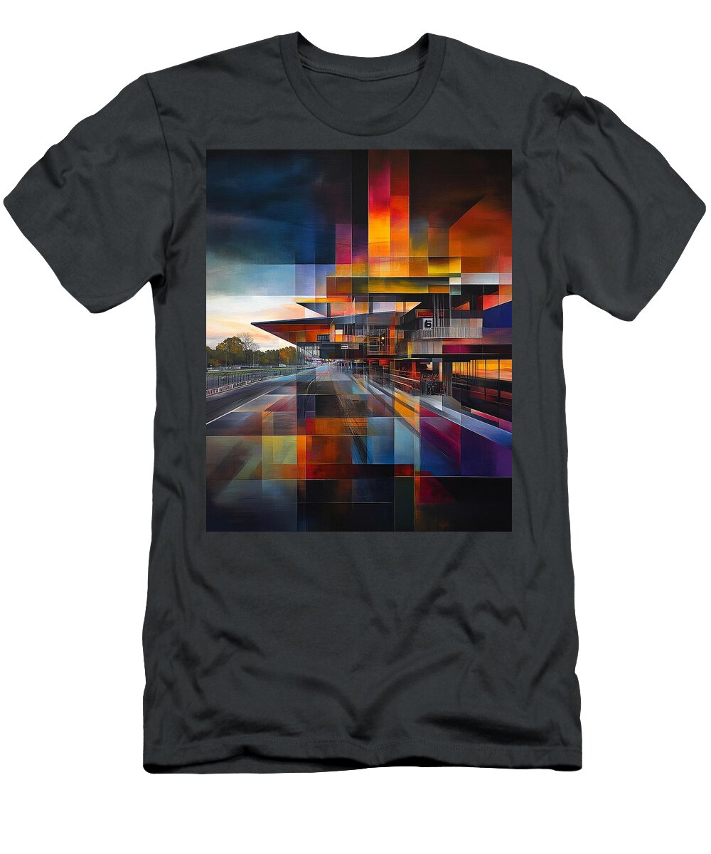 Geometric Racing Fury Max Freeman T-Shirt
