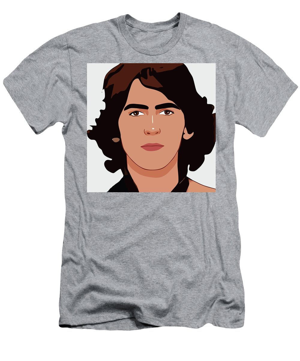 George Harrison Cartoon Portrait 2 Ahmad Nusyirwan T-Shirt